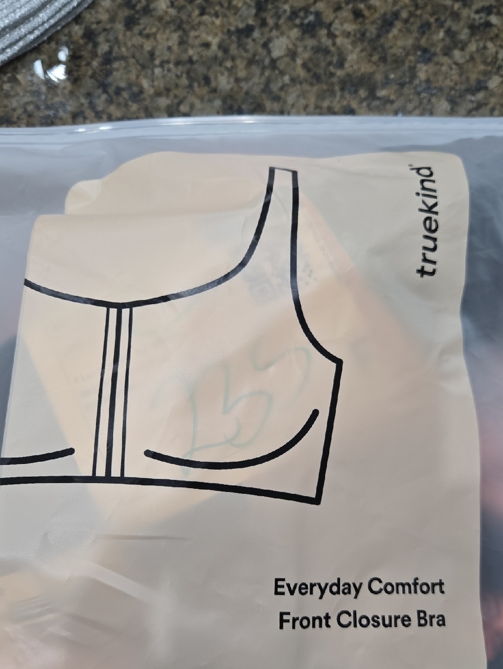 Truekind Everyday Comfort Front Closure Bra - Nude